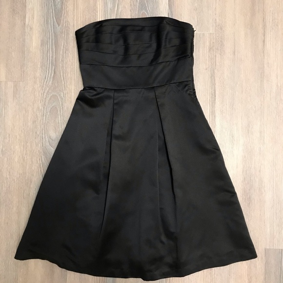 White House Black Market Dresses & Skirts - White House Black Market Black Satin Dress